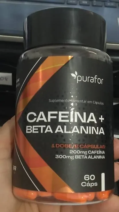 Cafeína + Beta Alanina 60caps