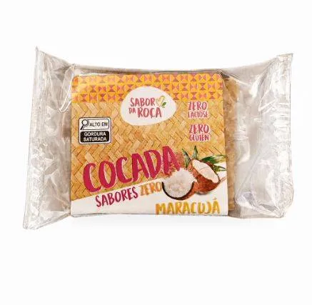 COCADA C/ MARACUJÁ ZERO 24G SABOR DA ROÇA