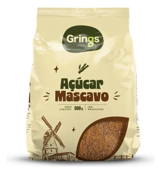 Açúcar Mascavo 500g Grings