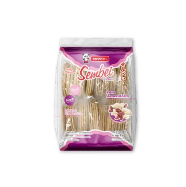 COOKIE SEMBEI COM AMENDOIM 260G SAPPORO