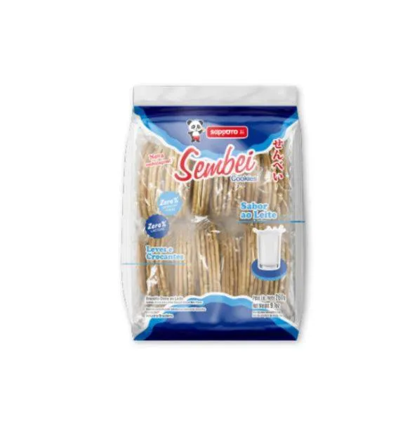 COOKIE SEMBEI SABOR LEITE 260G SAPPORO